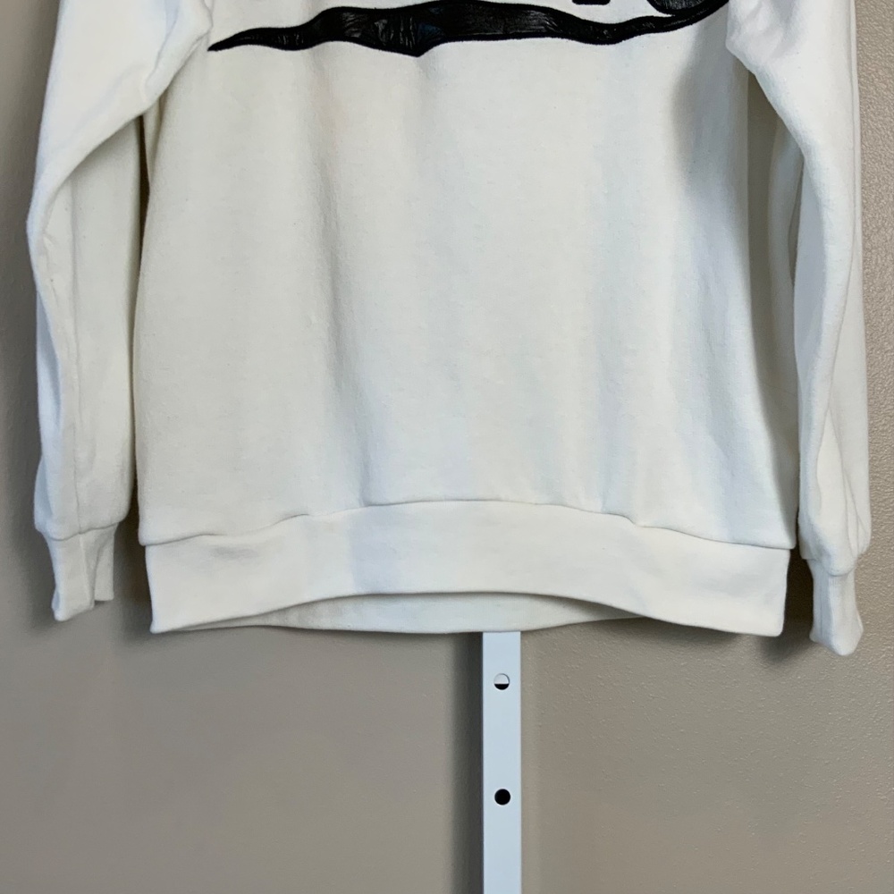 Victoria's Secret PINK Faux Leather Dotted Applique Sweatshirt - Picture 11 of 16